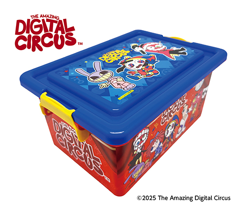 アメイジングデジタルサーカス（集合柄）お菓子コンテナBOX